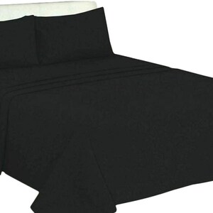 Handmade 100% Flanlette Brushed Cotton Extra Deep Fitted Sheet + Pillow Case 165gsm Double & King