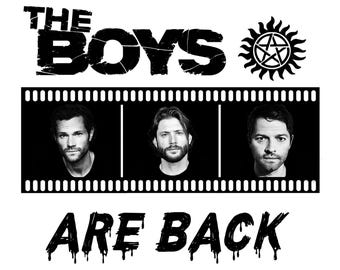 Supernatural Reunion PNG - Sam Dean Castiel Fan Art (Digitaler Download)