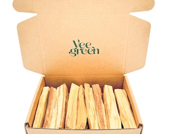 Palo Santo 18-23 sticks in 150gr box, Natural incense to burn, Yoga, meditation, eliminates negative energies.