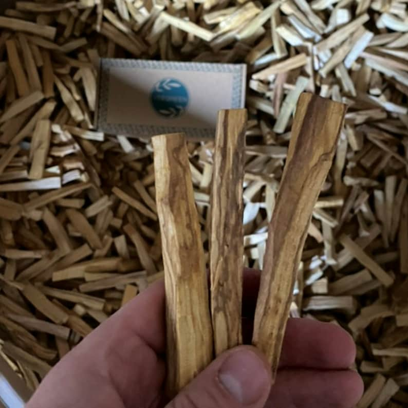 Wholesale Palo Santo Sticks, sustainably harvested in Peru, 10cm sticks Premium Quality Genuine Bursera Graveolens. image 5