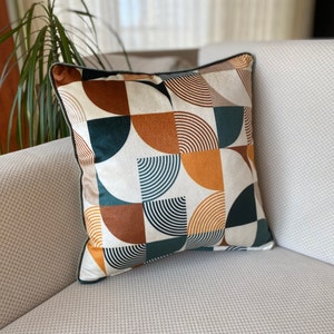 Home Decorative Pillow, Abstract Throw Pillow Cover, Modern Home Design, Minimalist Pillow, Designer Cushion Case, 18x18, 20x20, ANY SIZE