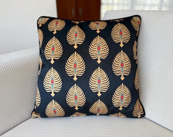 Black Velvet Throw Pillow Cover, Luxury Home Decor Cushion, High Quality Soft Velvet Throw Pillows