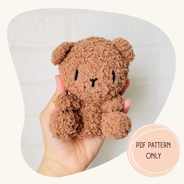 Patron crochet amigurumi ours - Patron crochet ours facile - Patron crochet peluche ours mignon kawaii