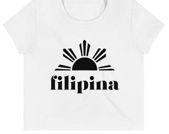 Filipina Sun | All-Over Print Crop Tee
