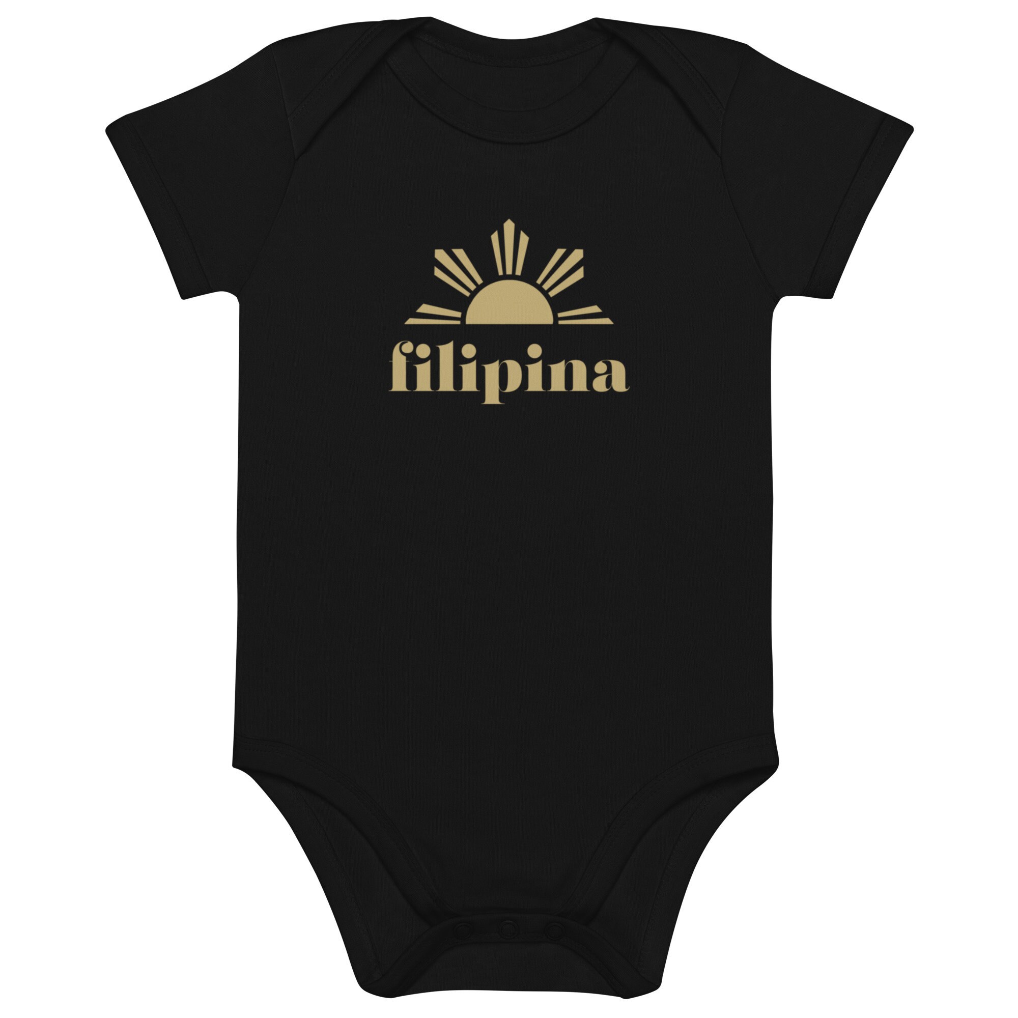 Filipina Sun Organic Cotton Baby Bodysuit Etsy