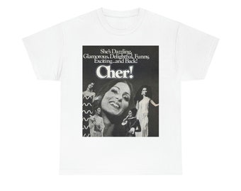 Unisex CHER t-shirt vintage design / Cher fan art