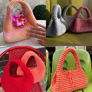 3 Bestselling Crochet Bag Patterns by bygalk: The Donut Bag, The Egg Bag & The Loaf Bag Beginner-friendly Crochet Patterns + Video Tutorials