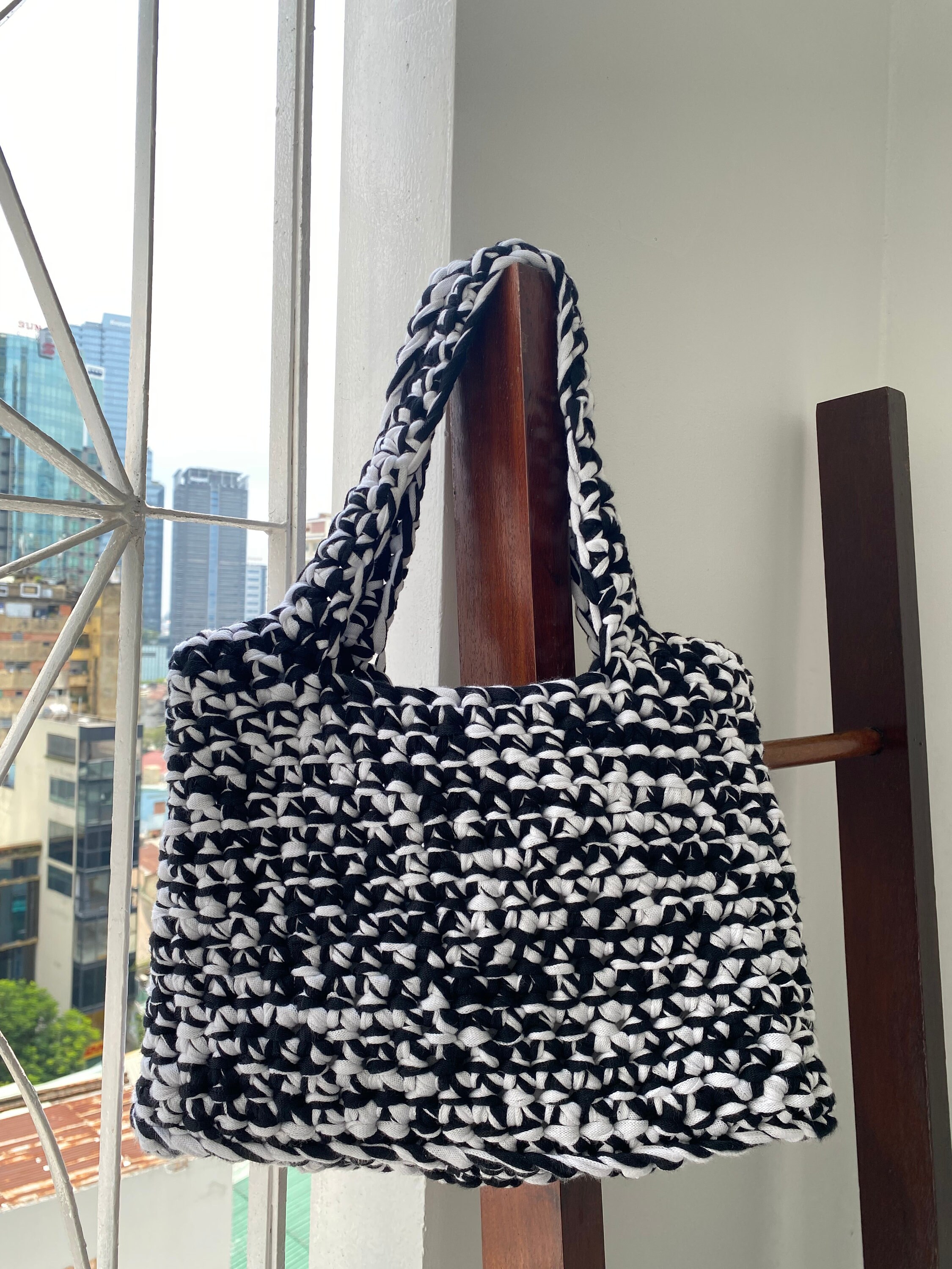 Ledsager spade Støvet Trendy Everyday Handbag PATTERN EASY & Cute Crochet Bag - Etsy