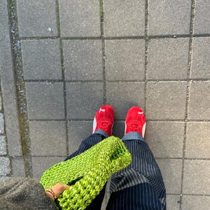 Virkmönster för axel- och mini-limpaväskan i 2 STORLEKAR + länk till videoinstruktioner, enkelt virkmönster för nybörjare i pdf-format bild 10