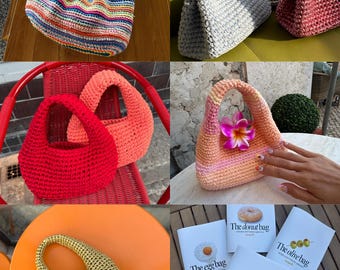 Crochet Bag BUNDLE by bygalk, Beginner-friendly Crochet Bag Patterns + Video Tutorials Including The Egg Bag, The Donut bag & MORE