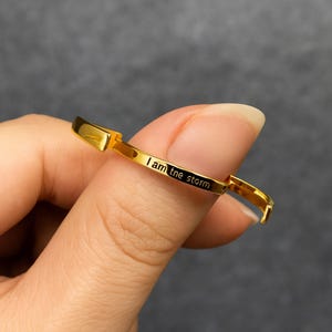 Niestandardowy pierścień z sekretną wiadomością, delikatny otwierany, ukryty tekst, minimalistyczny pierścionek z biżuterią, pomysł na świąteczny prezent, rocznica, pamiątka, pierścionek urodzinowy dla żony