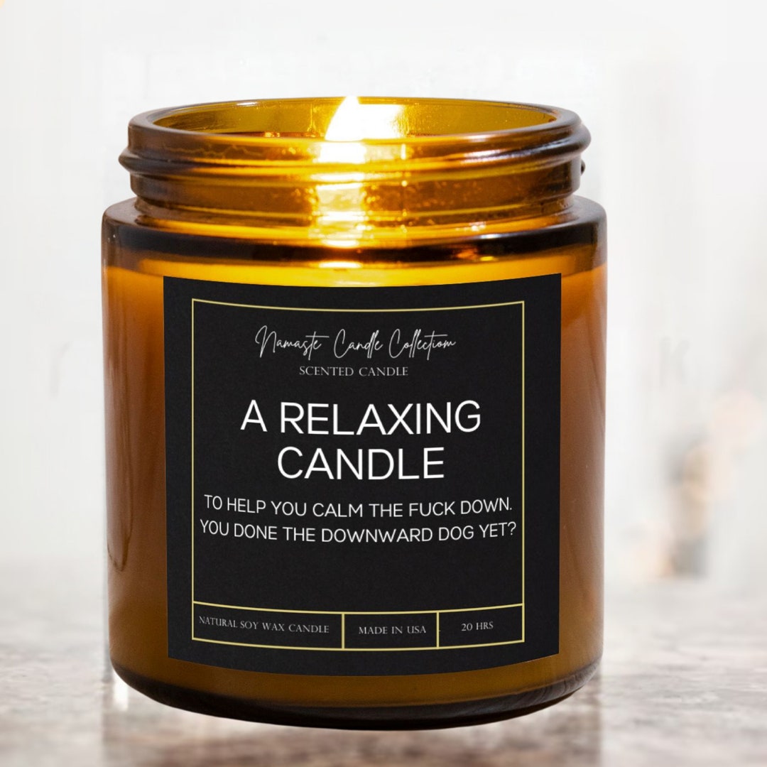 Funny Candles for Yoga Lovers Best Gifts for Him/her,insulting Candle