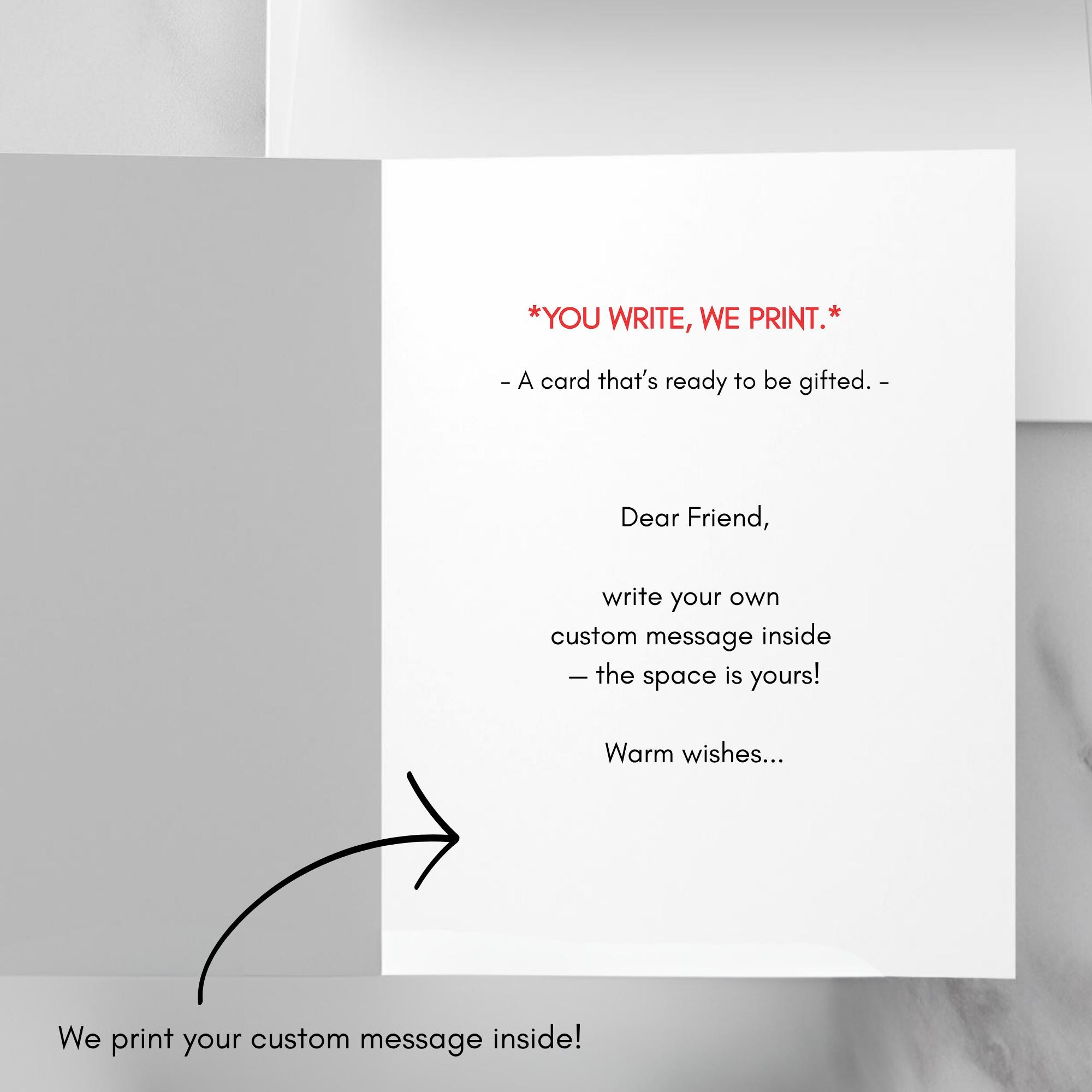 Fun Card Text Funny Custom Photo and Text Birthday Card Message Inside Family ...