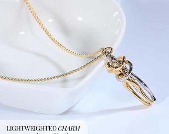 Custom Hug Necklace For Women Romantic Charm For Men Couple Keepsake Anniversary Hugging Love Female Male Pendant For Boyfriend's Birthday