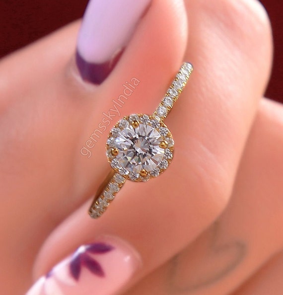 0.50 ct Brilliant Round Cut Designer Simulated Diamond CZ Red Ruby Ideal VV