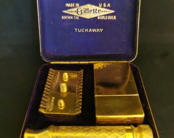 Gillette Tuckaway vergoldet