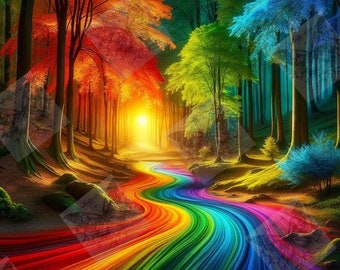 Rainbow road to nowhere 1