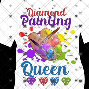 Diamantmalerei Königin