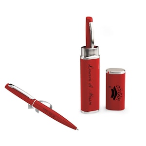 Penna personalizzata per regalo laurea con astuccio.