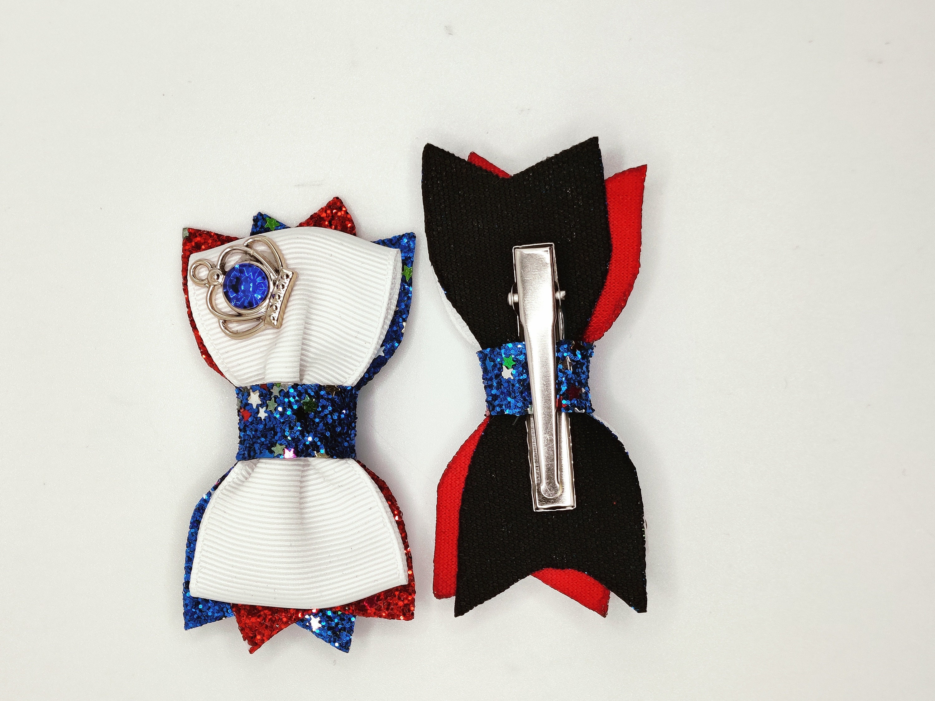 King Charles Coronation Bows Hair Bows Girls Hair Bows Etsy UK