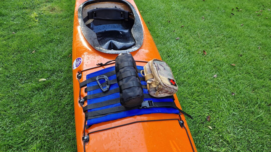 Kayak Deck Bag Holder With Molle System to Customise and Add Etsy