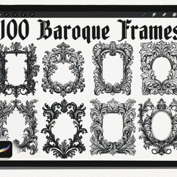 Baroque Frames Etsy
