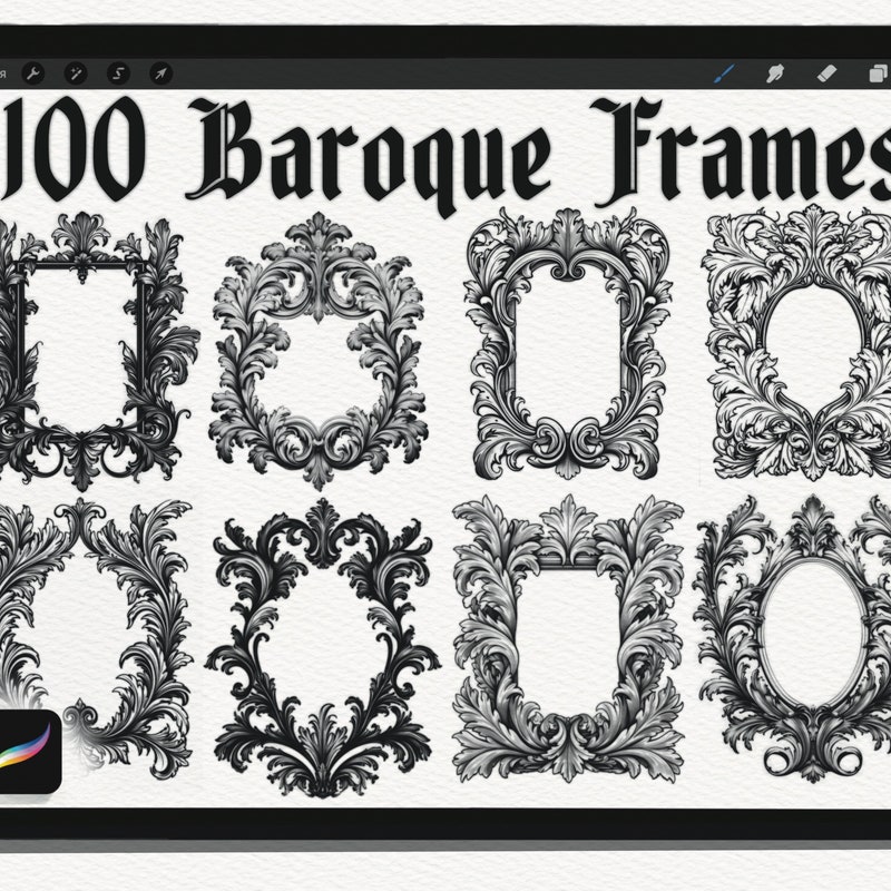 Baroque Frames - Etsy