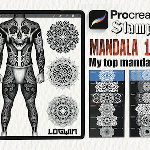 140+ Original Mandala Brushes for Procreate: Create Stunning Designs & Meditate