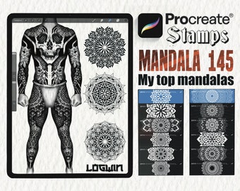 140+ Original Mandala Brushes for Procreate: Create Stunning Designs & Meditate
