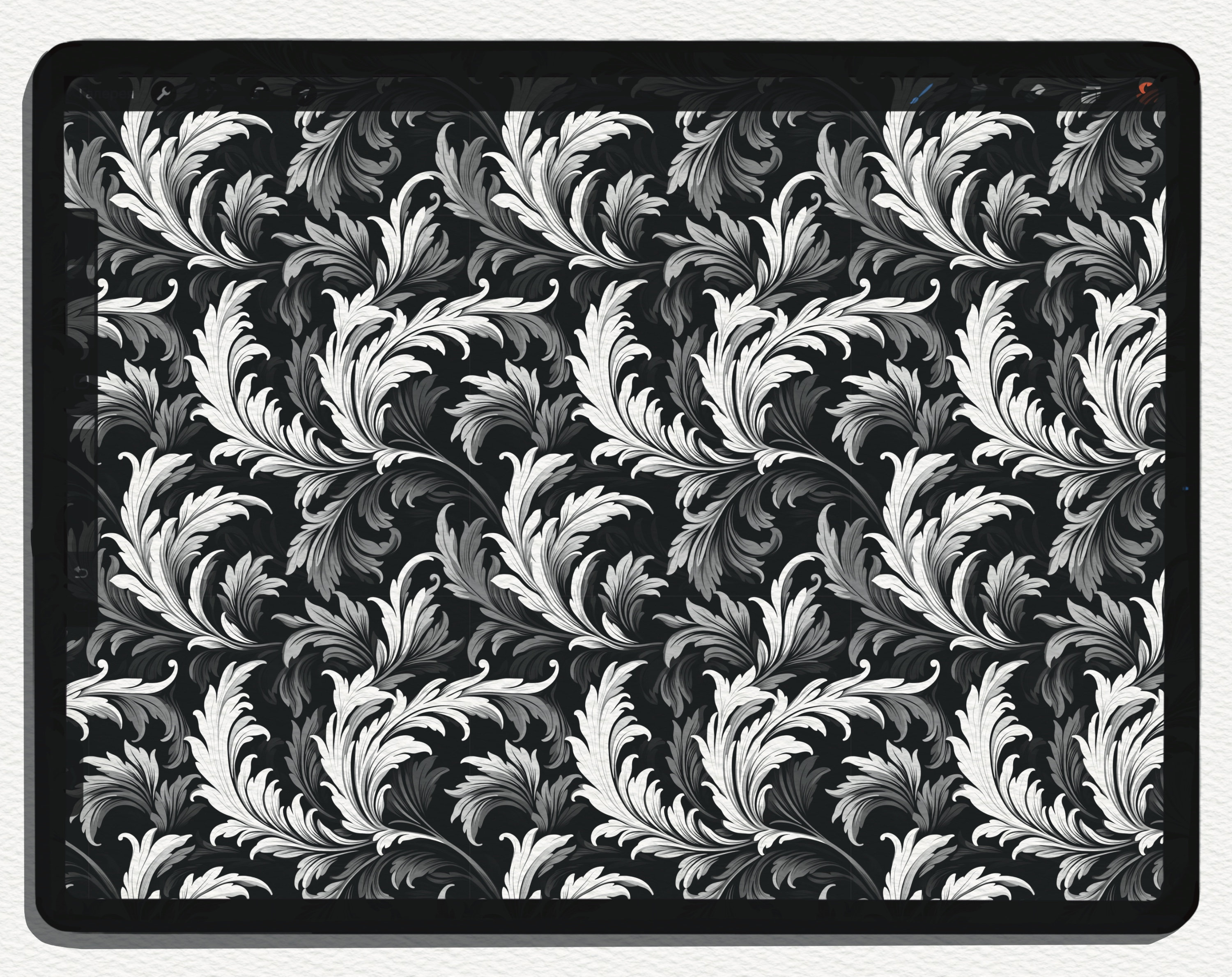 Baroque Seamless Patterns: Set of 100 Procreate Brushes + PNG Files ...