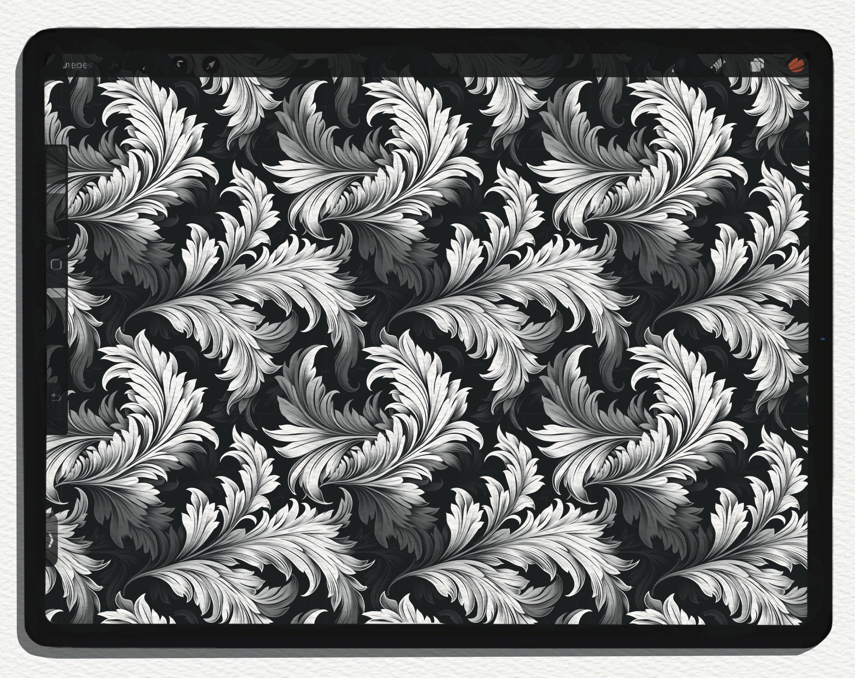 Baroque Seamless Patterns: Set of 100 Procreate Brushes + PNG Files ...