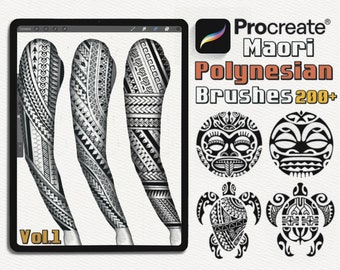 200+ Tribal Brushes for Procreate on iPad and iPhone