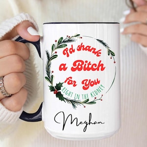 Ti darei una sberla dritta nel rene, regalo personalizzato per la migliore amica, tazza per la migliore amica, regalo per l&#39;amicizia, regalo per la migliore amica, tazza da caffè per la migliore amica