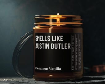 Custom Inspired by Austin Butler Candle Perfect for Fans Celebrate Hollywood Charm Fun Gift for Celebrity Admirers Personalized Gift candle