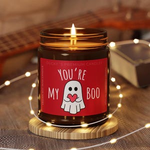 Du bist mein Boo Halloween-Kerzen Geschenk für Freundin Halloween-Dekor-Halloween-Kerze Halloween-Geschenke für sie Pumpkin Spice-Kerze