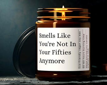 60th Birthday gift for women, Gifts for turning 60th Birthday gifts for her Smells like not in your 60s Mom 60th Birthday Gift for him
