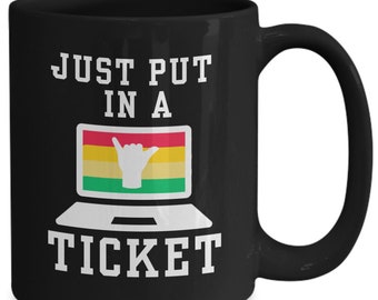 Tech support mug tech support gift tech support mugs technology mug it tech gift funny tech mug computer geek mug