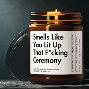 Officiant Gift Officiant Proposal Funny Candles Gift for Officiant Wedding Gifts Personalized Will You Be Our Officiant Wedding Officiant
