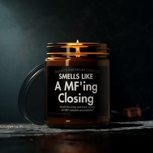 Custom Real Estate Gift Soy Candles Personalized Realtor Candle Salesperson Gift Real Estate Marketing Realtor Marketing Gift For Realtor