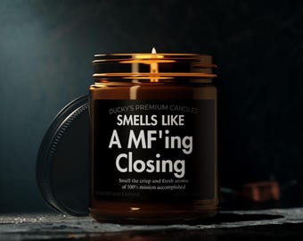 Custom Real Estate Gift Soy Candles Personalized Realtor Candle Salesperson Gift Real Estate Marketing Realtor Marketing Gift For Realtor