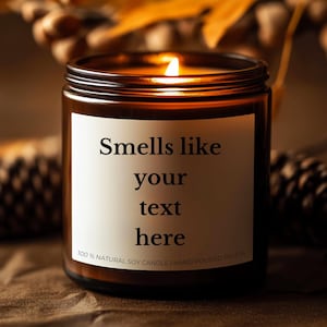 Personalisierte Kerze Individuelles Geschenk Lustige Kerzen Riecht nach Personalisiertes Geschenk 2024 Weihnachtsgeschenk für Freund Geschenk Geschenk für Oma von dau