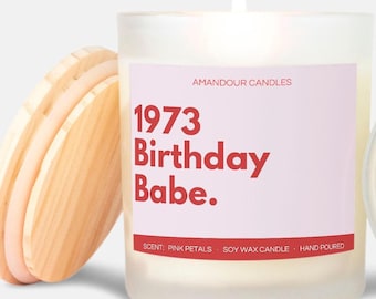 50th Birthday Gift, Funny Candle, Funny 50th Birthday Gift, Soy Wax Candle, For Women Candle, 50th Birthday Present, 50th Gift Ideas, Babe