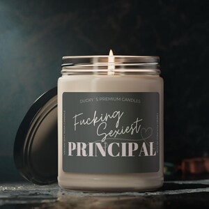New Principal Congratulations Candle Gift for principal Best Friend Gift Look at you becoming a principal Gift for Principal promotion Gift