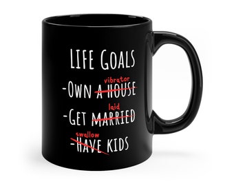 Tasse à café sarcastique pour elle, cadeau d'anniversaire amusant, grande tasse à café, tasse minimaliste double face, cadeaux bâillon, pour femmes, tasses sarcastiques