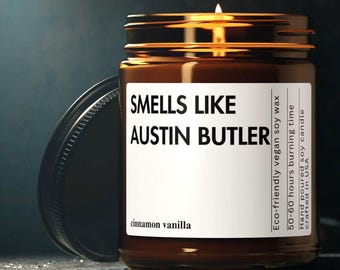 Inspired by Austin Butler Candle Custom Perfect for Fans Celebrate Hollywood Charm Fun Gift for Celebrity Admirers Personalized Gift candle