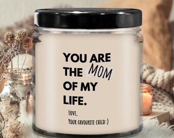birthday gift for mom Mother's day gift candle funny mothers day gift mom gift ideas from favorite child funny gift for parents