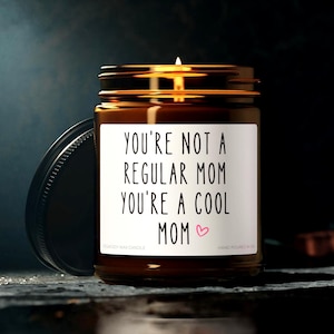 Mom Gift from Daughter Custom Mother&#39;s Day Gift Funny Mom Candle Gift for Her Anniversary Gift Wife Gift Mom Gifts for Mother&#39;s Day Candle