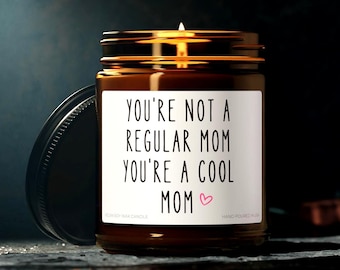 Mom Gift from Daughter Custom Mother's Day Gift Funny Mom Candle Gift for Her Anniversary Gift Wife Gift Mom Gifts for Mother's Day Candle