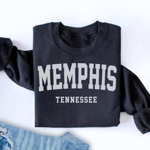 Memphis gift Crewneck sweatshirt Tennessee College swetashirt  Unisex gift for her him