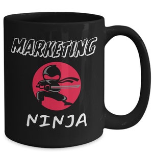 Marketing mug marketing ninja gift marketer gift marketer mug network marketer gift internet marketer mug marketing manager